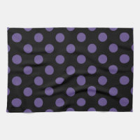Pois ultra violets en noir