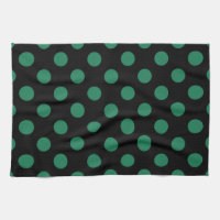Pois vert et noir