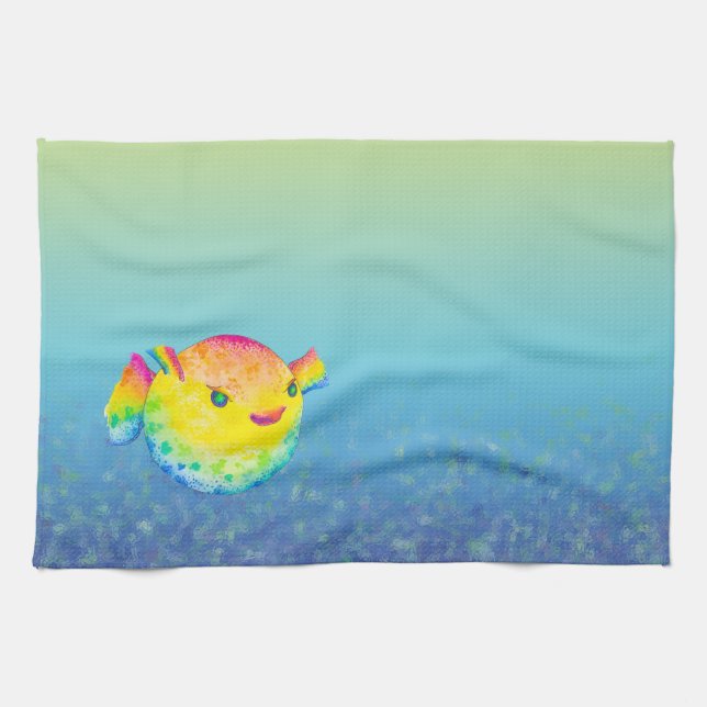 Linge De Cuisine Poisson (Horizontal)