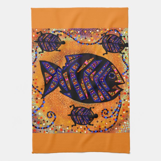 LINGE DE CUISINE POISSON (Vertical)