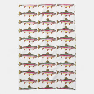 Linge De Cuisine Poisson de truite arc-en-ciel