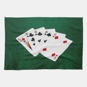 Linge De Cuisine Poker Hands - Haute Carte - Reine