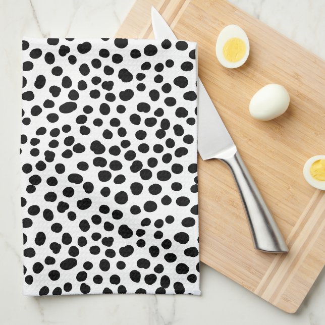 Linge De Cuisine Polka dot dalmatian 101 (Quart Plié)