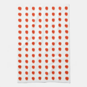 Linge De Cuisine Polka - Dot Orange
