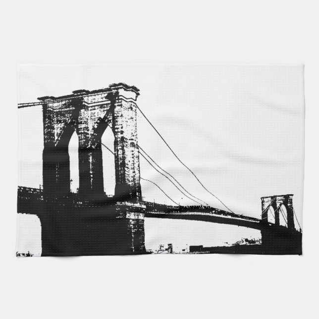 Linge De Cuisine Pont vintage Brooklyn (Horizontal)