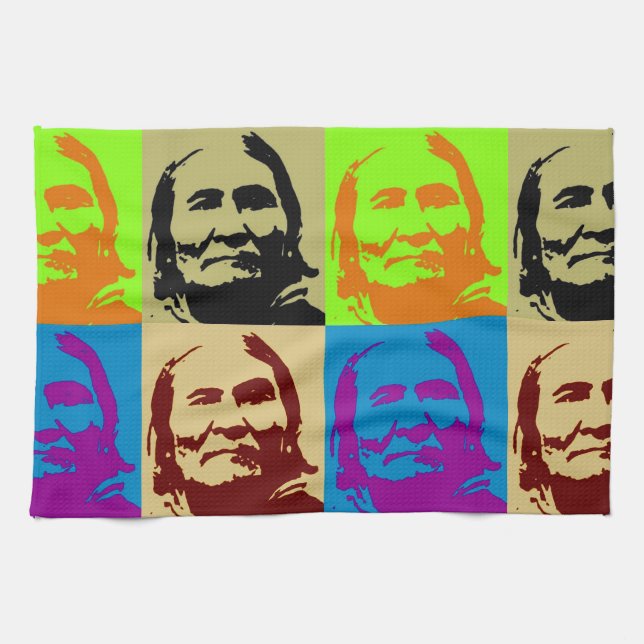 Linge De Cuisine Pop Art Freedom Fighter Geronimo (Horizontal)