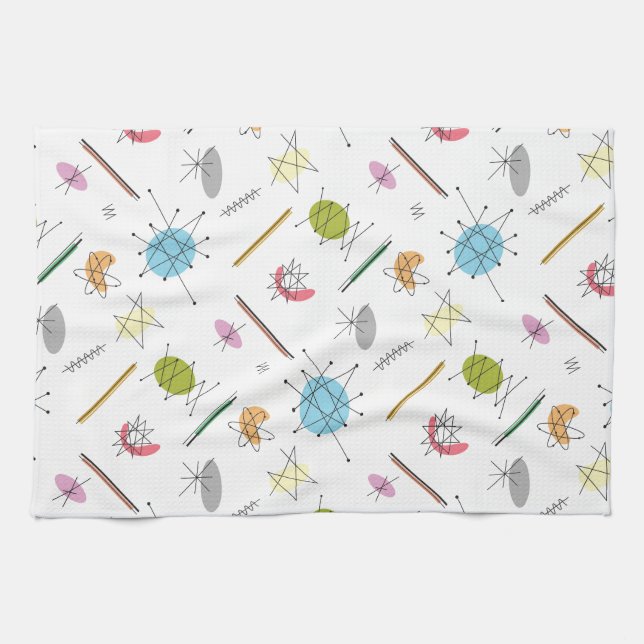 Linge De Cuisine Pop atomique (Horizontal)