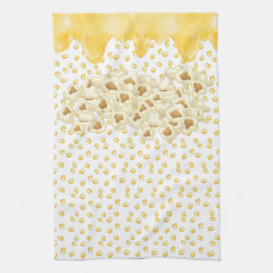 Linge De Cuisine Popcorn avec beurre fondu