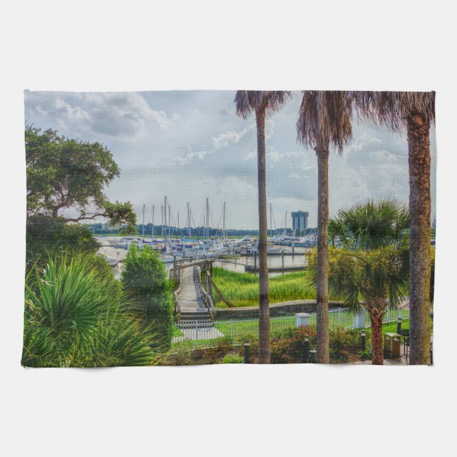 Linge De Cuisine Port de Charleston (Horizontal)