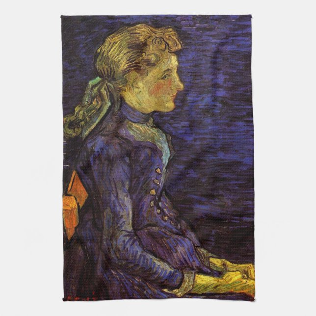 Linge De Cuisine Portrait d'Adeline Ravoux par Vincent van Gogh (Vertical)