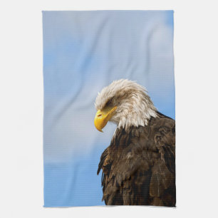 Linge De Cuisine Portrait d'aigle à tête blanche Art animalier