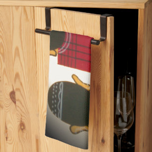 Linge De Cuisine Portrait de la famille Massai À damiers