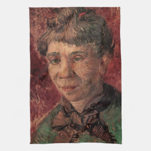 Linge De Cuisine Portrait de la femme Madame Tanguy, Vincent van Go