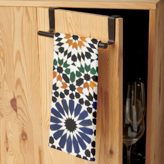 linge de cuisine portugais motif azulejo mediteur