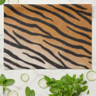 Linge De Cuisine Poster de animal Exotique Réaliste De La Fourrure