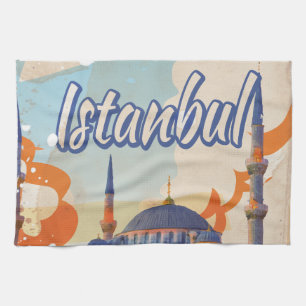 Linge De Cuisine Poster Vintage voyage d'Istanbul