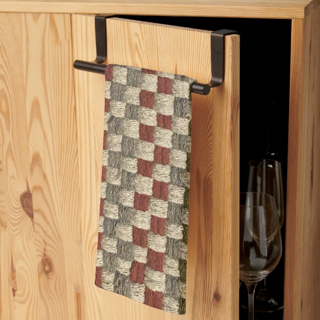 Linge De Cuisine Potholder Retro (Pliage en tiers)