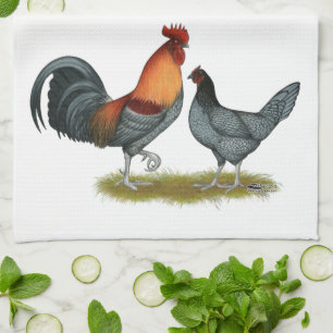 Linge De Cuisine Poule bleue du Delaware