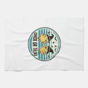 Linge De Cuisine Poulet Vintage ou Traitement Dessin de poussins Ha