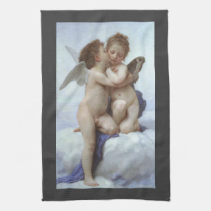 Linge De Cuisine Premier baiser de Bouguereau, Vintages anges victo