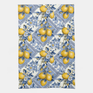 Linge De Cuisine Pretty Talavera Tile All-Over Print Lemons