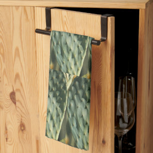 Linge De Cuisine Prickly Pear Texture Pale Pastel Vert