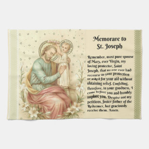 Linge De Cuisine Prière de catholique de St Joseph et de Jésus