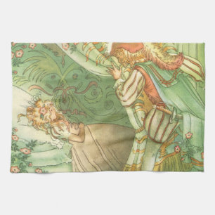 Linge De Cuisine Princesse de la Belle au Bois Dormant, Conte de Fé