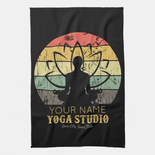 Linge De Cuisine Professeur de Fitness Yoga Studio Personnalisé Gur (Vertical)