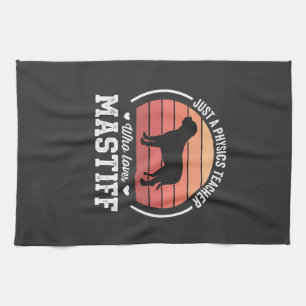Linge De Cuisine Professeur de physique Mastiff amateur de chiens