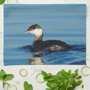 Linge De Cuisine Profil d'une Grebe à cornes