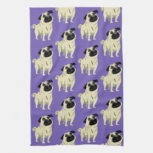 Linge De Cuisine Pug (Vertical)