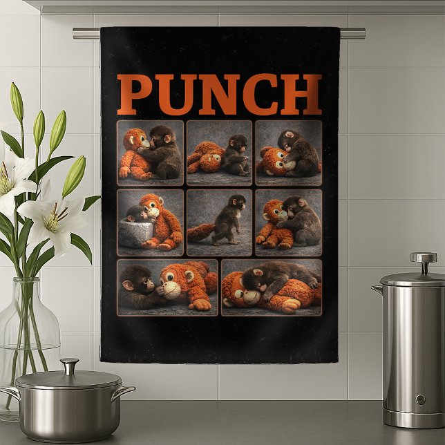 Linge De Cuisine Punch Bébé Singe (Créateur téléchargé)