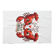 Puns d'amour du homard