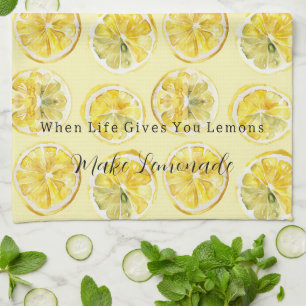 Linge De Cuisine Quand la vie vous donne des citrons