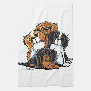 Linge De Cuisine Quatre Cavalier King Charles Spaniels