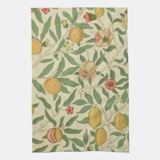 Linge De Cuisine Quatre fruits, William Morris (Vertical)