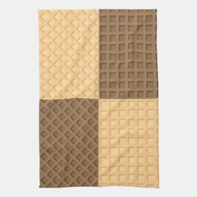 Linge De Cuisine Quatre gaufrettes (Vertical)