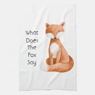 Linge De Cuisine Que dit le renard ?