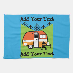Linge De Cuisine Queen of the Camper - Funny Camping RV Caravan Doo
