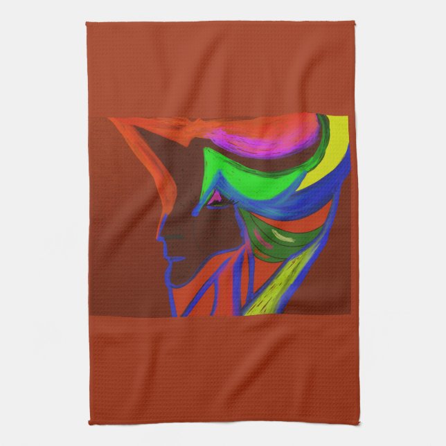 Linge De Cuisine Queen of the Mermaids Kitchen Towel (Vertical)