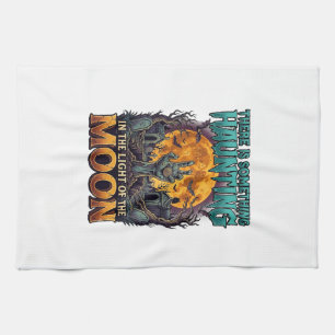 Linge De Cuisine Quelque chose hantant lune Halloween Zombie Main G