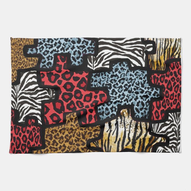 Linge De Cuisine RAB Rockabilly Animal (Horizontal)