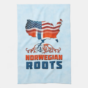 Linge De Cuisine Racines norvégiennes américaines