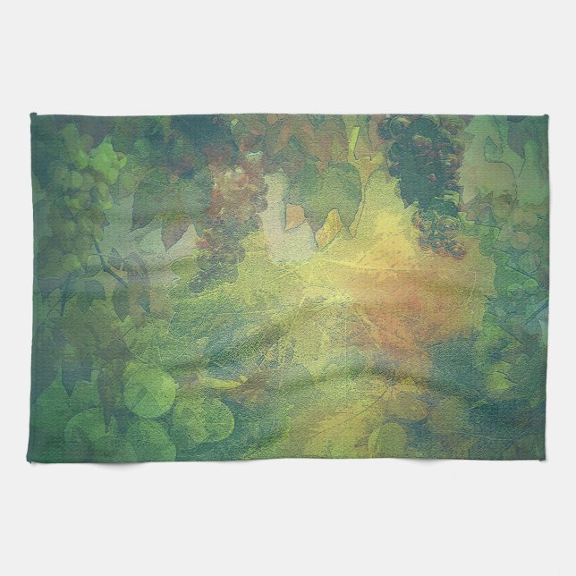Linge De Cuisine Raisins (Horizontal)