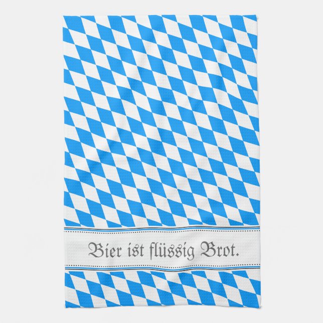Linge De Cuisine Raute Bayern / Bavarois pur (Vertical)