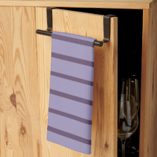 Linge De Cuisine Rayures Violettes 