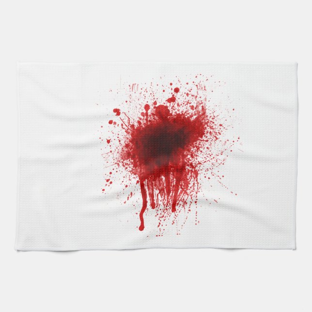 Linge De Cuisine Réaliste de la distribution de sang (Horizontal)