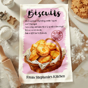 Linge De Cuisine Recette de biscuits personnalisée