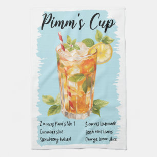 Linge De Cuisine Recette de Cocktail de la Coupe Pimm